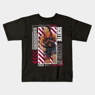 Scottie Barnes Paper Poster Version 10 Kids T-Shirt